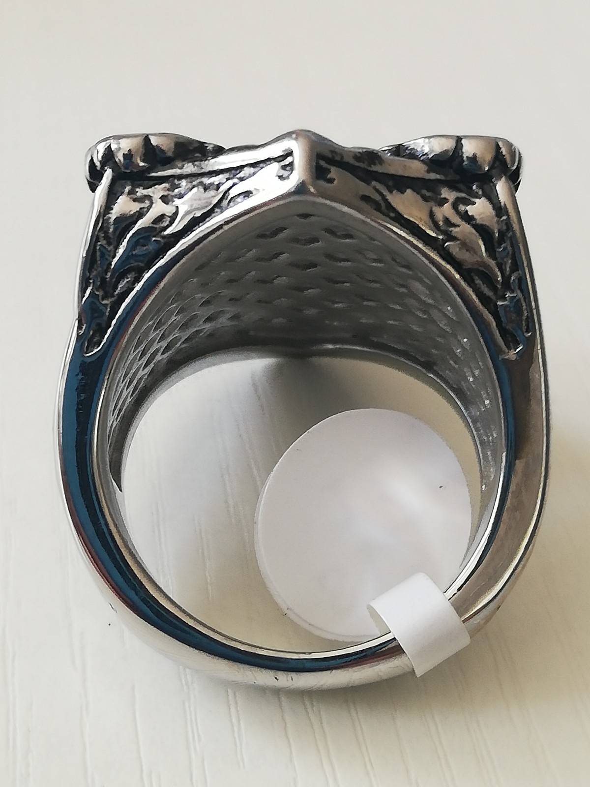 Titanium Angel Stainless Steel Size 11 Biker Gothic Ring New