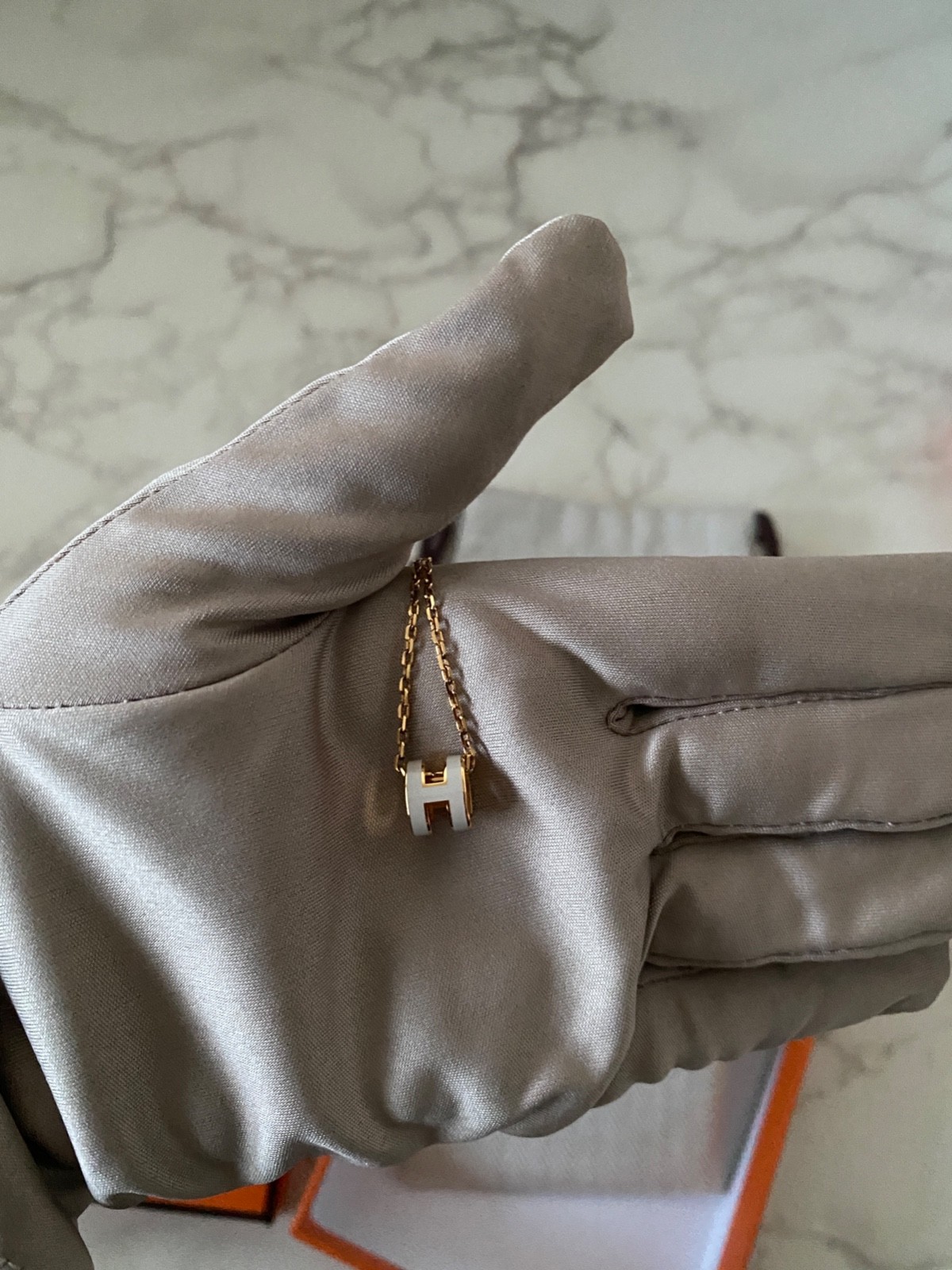 New Authentic Hermes Mini Pop H Pendant Necklace Accessory Jewellery Jewelry