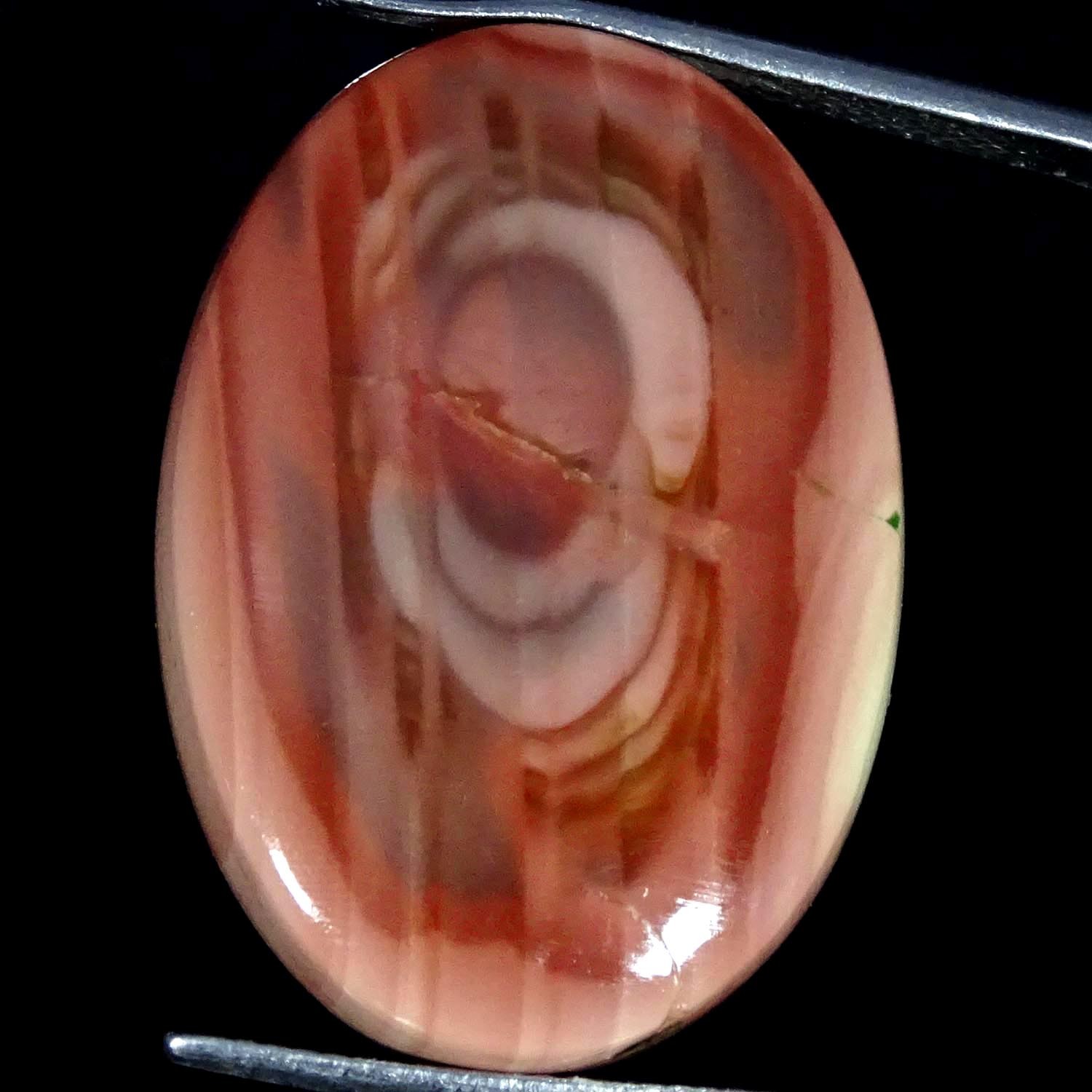 30.80Cts RARE Natural Imperial Jasper Oval Cabochon Gemstone 20X29X6MM