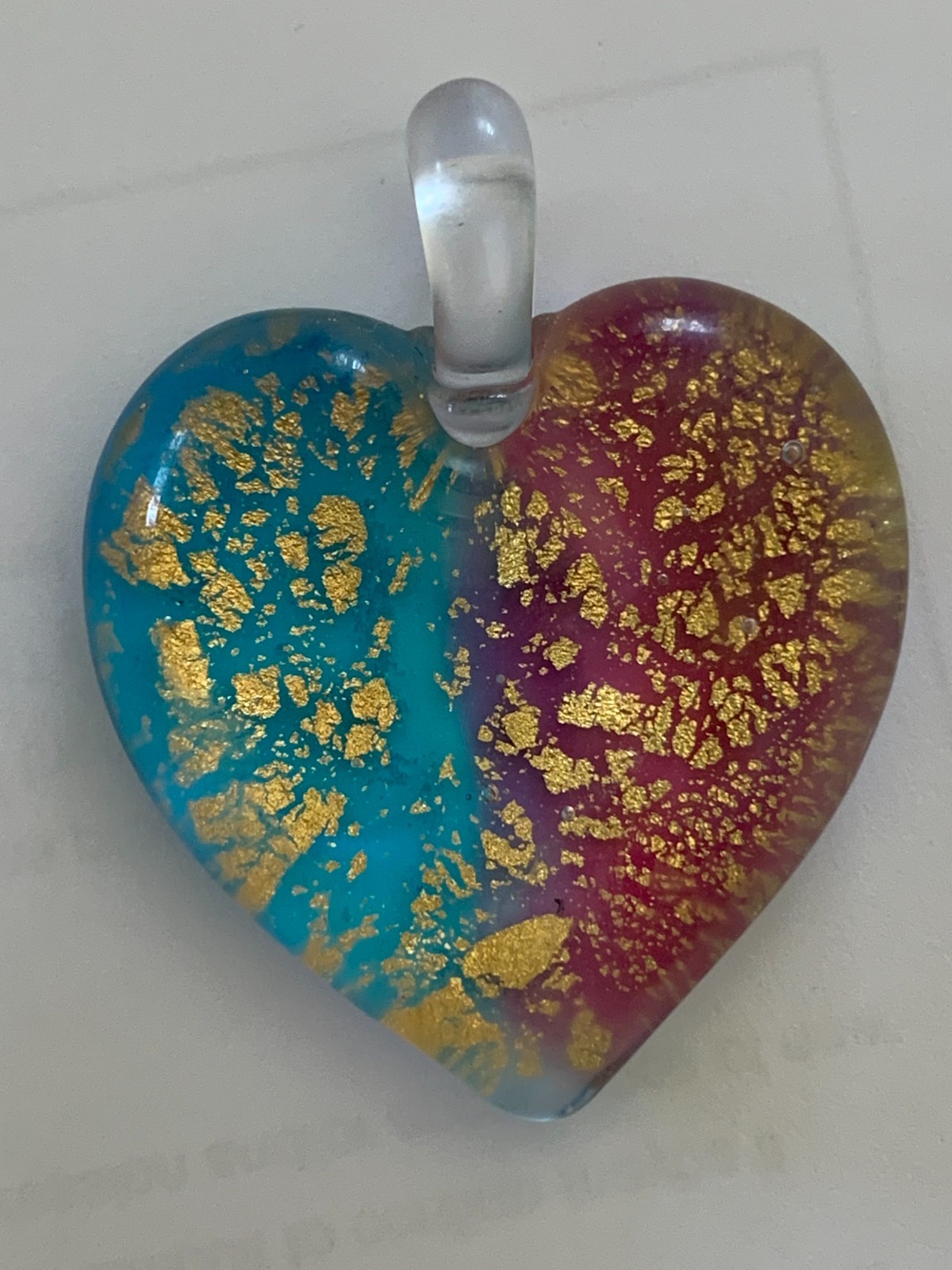 ANTICA MURRINA VENEZIA pendant 30mm x 35mm (1.18’’ x 1.38’’) in heart shape