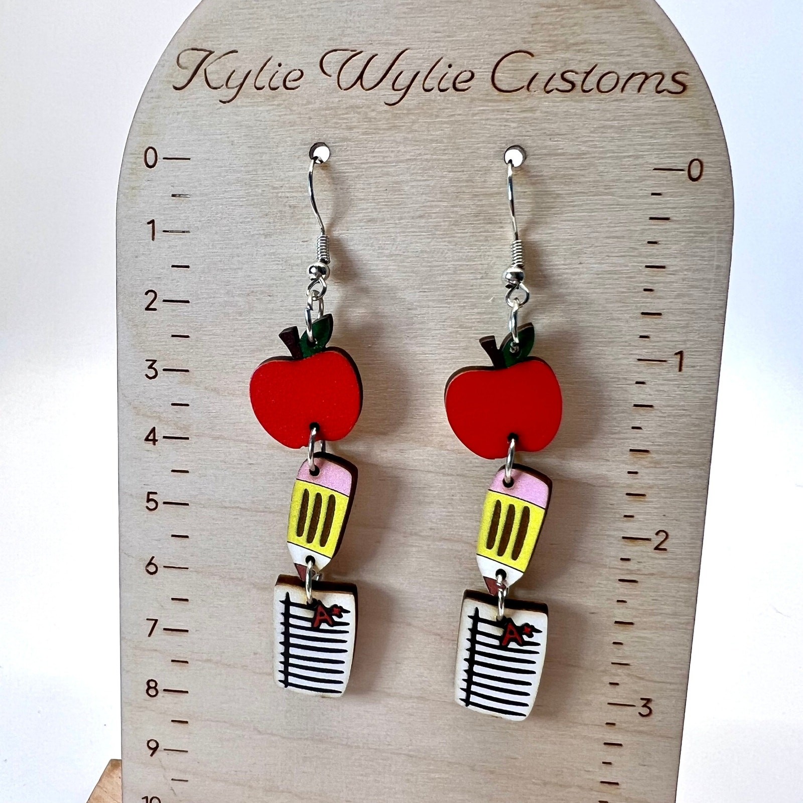Teacher Earrings – Back to School Dangles – Classroom Appreciation Style