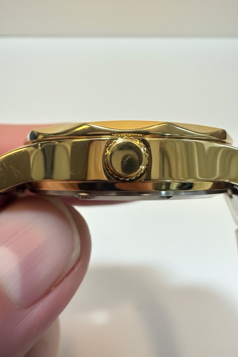 Invicta Specialty 41mm Gold Plated Green Dial Crystal Accents Mens Watch 69021
