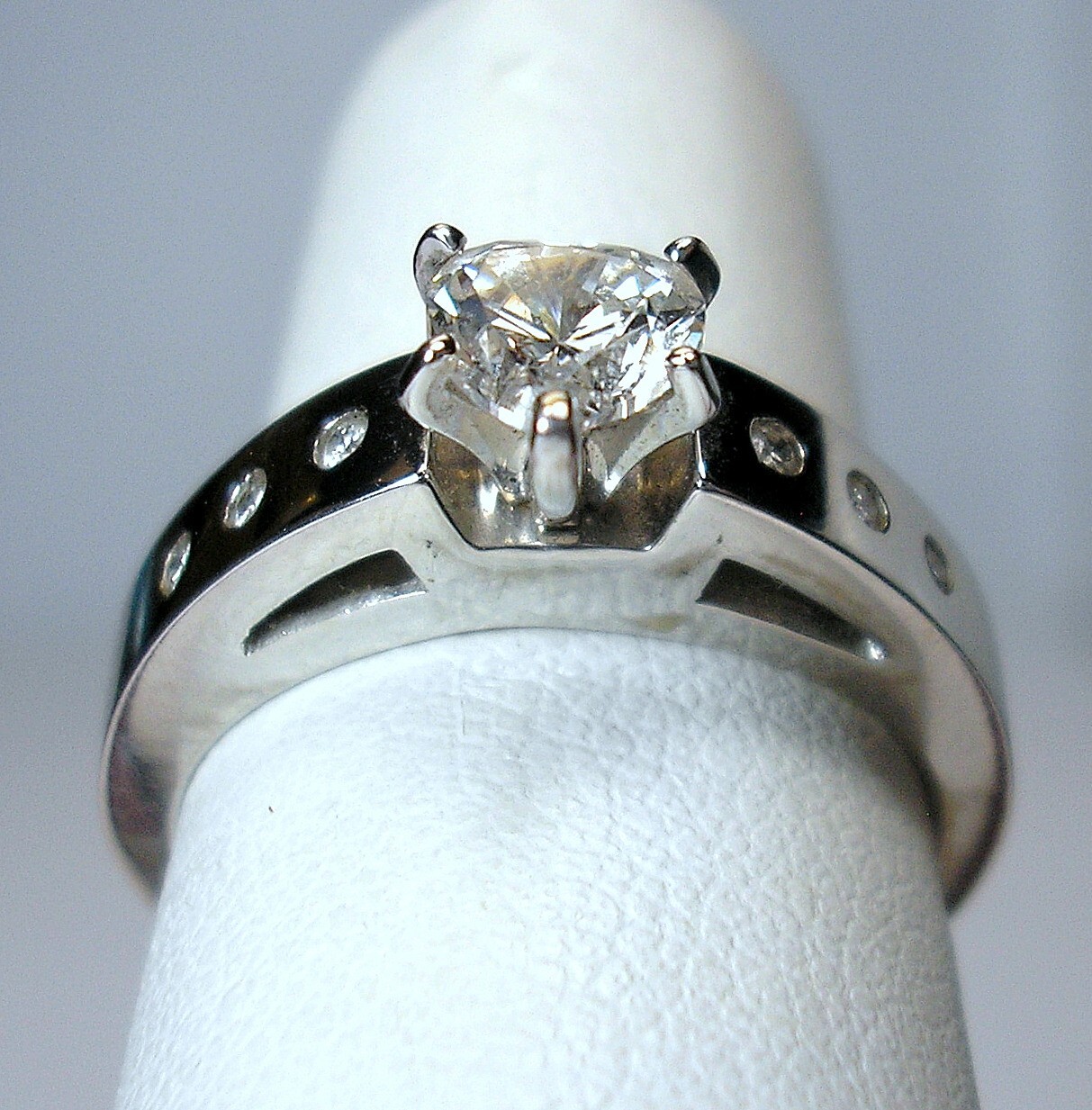 0.57 ct Heart 0.70 cttw Natural Diamonds 14K White Wedding Set Was $2,595 Video