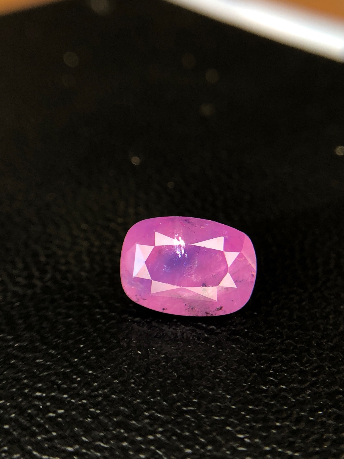 5.80ct unheated milky purplish-pink and orange sapphire/ watermelon sapphire