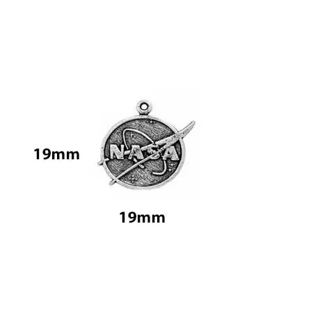 Sterling Silver NASA Charm: Capture the Spirit of Space Exploration | Made in US