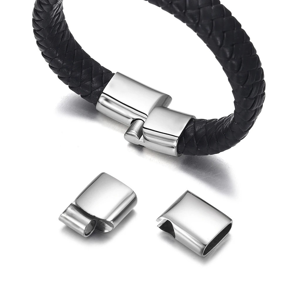 Real Solid Stainless Steel Magnetic Bracelet Box Clasp for DIY Jewelry Making