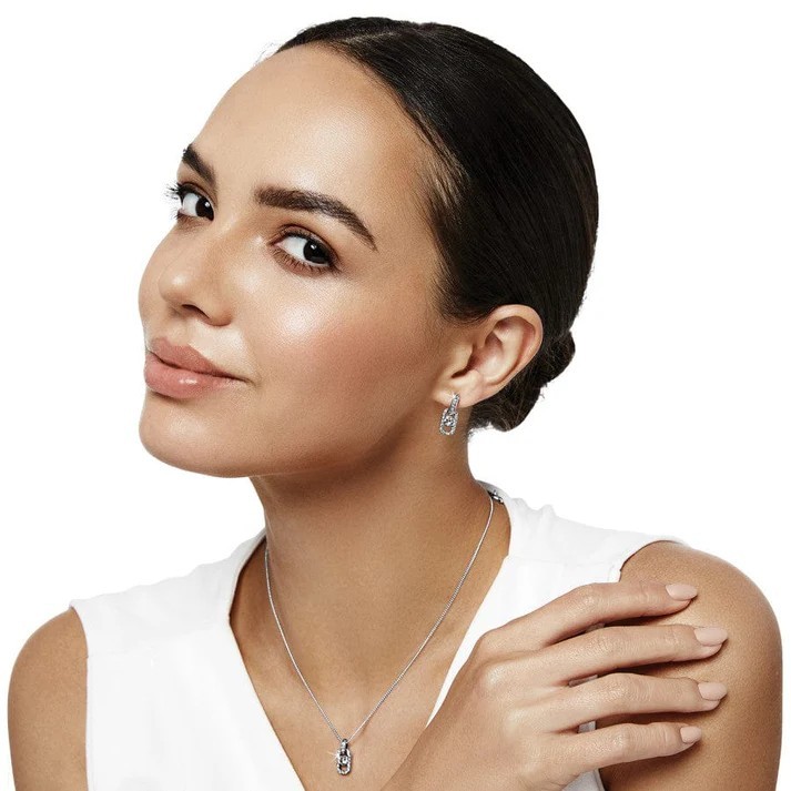 NWTag Brighton ILLUMINA LIGHTS ALLURE Petite Silver Necklace MSRP $68