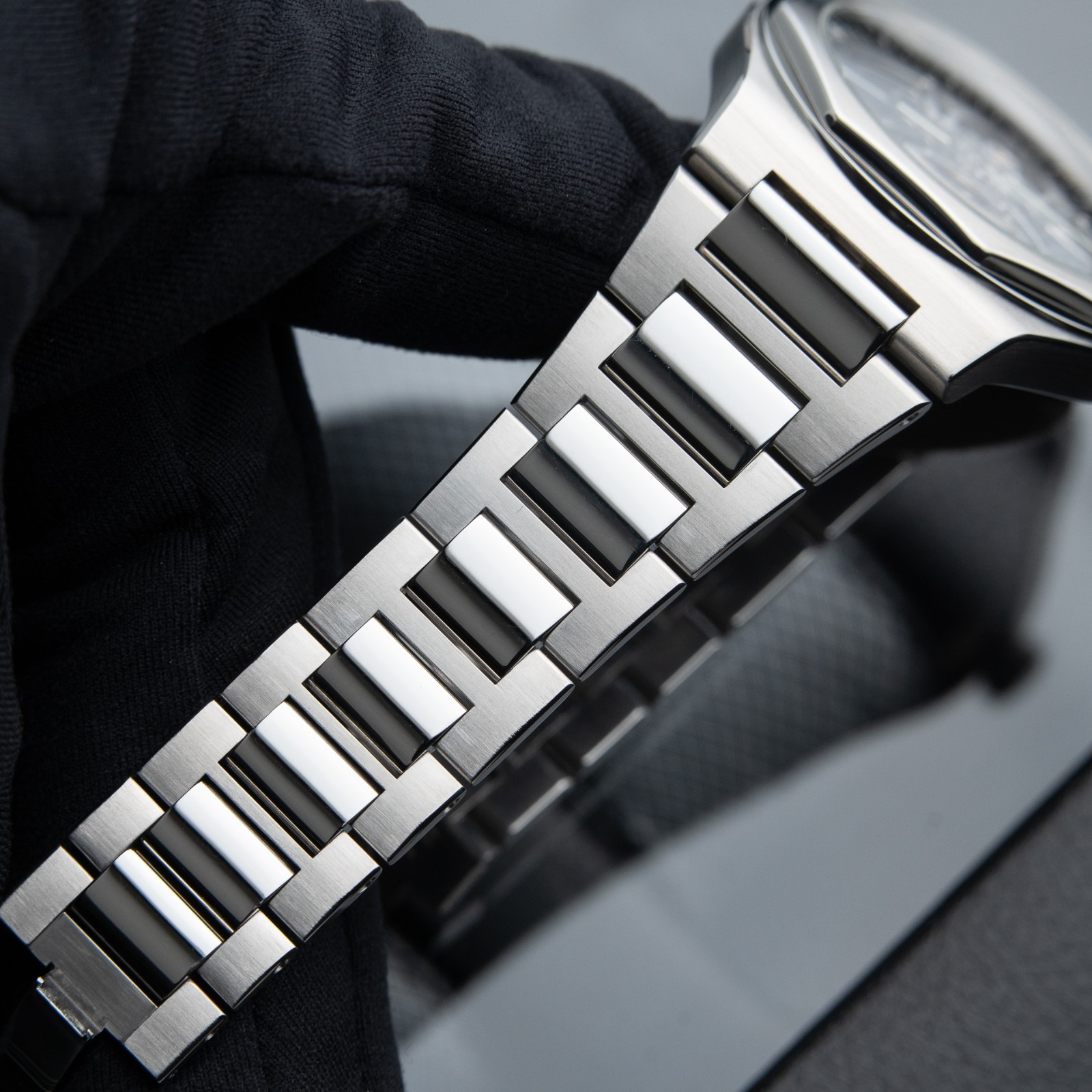 Girard Perregaux Laureato Skeleton SERVICED Openworked Steel Bracelet 42mm Watch