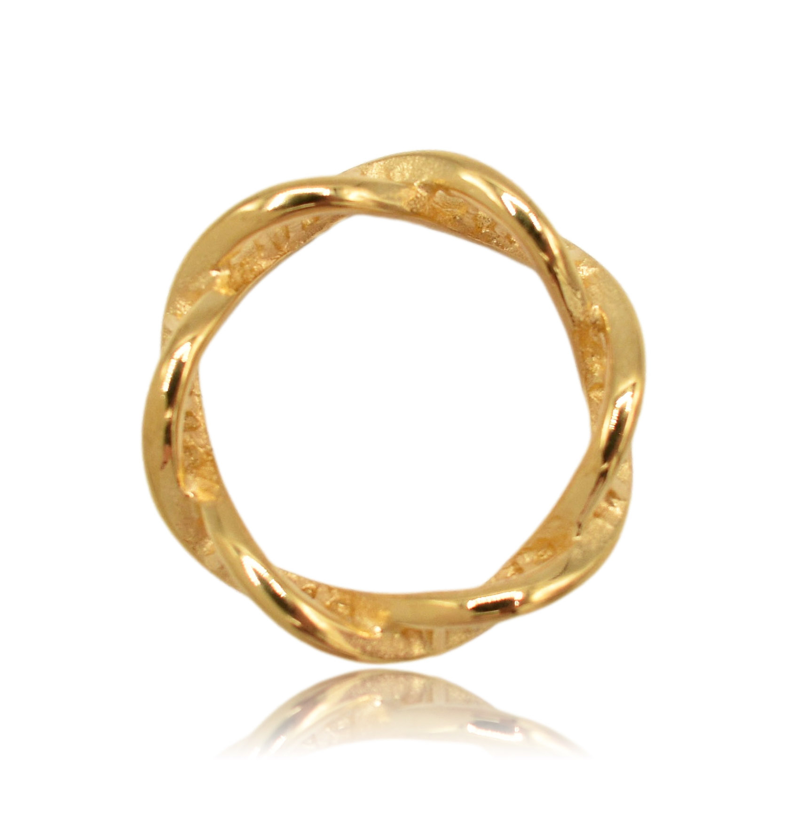 DNA Double Helix Science Stainless Steel Ring