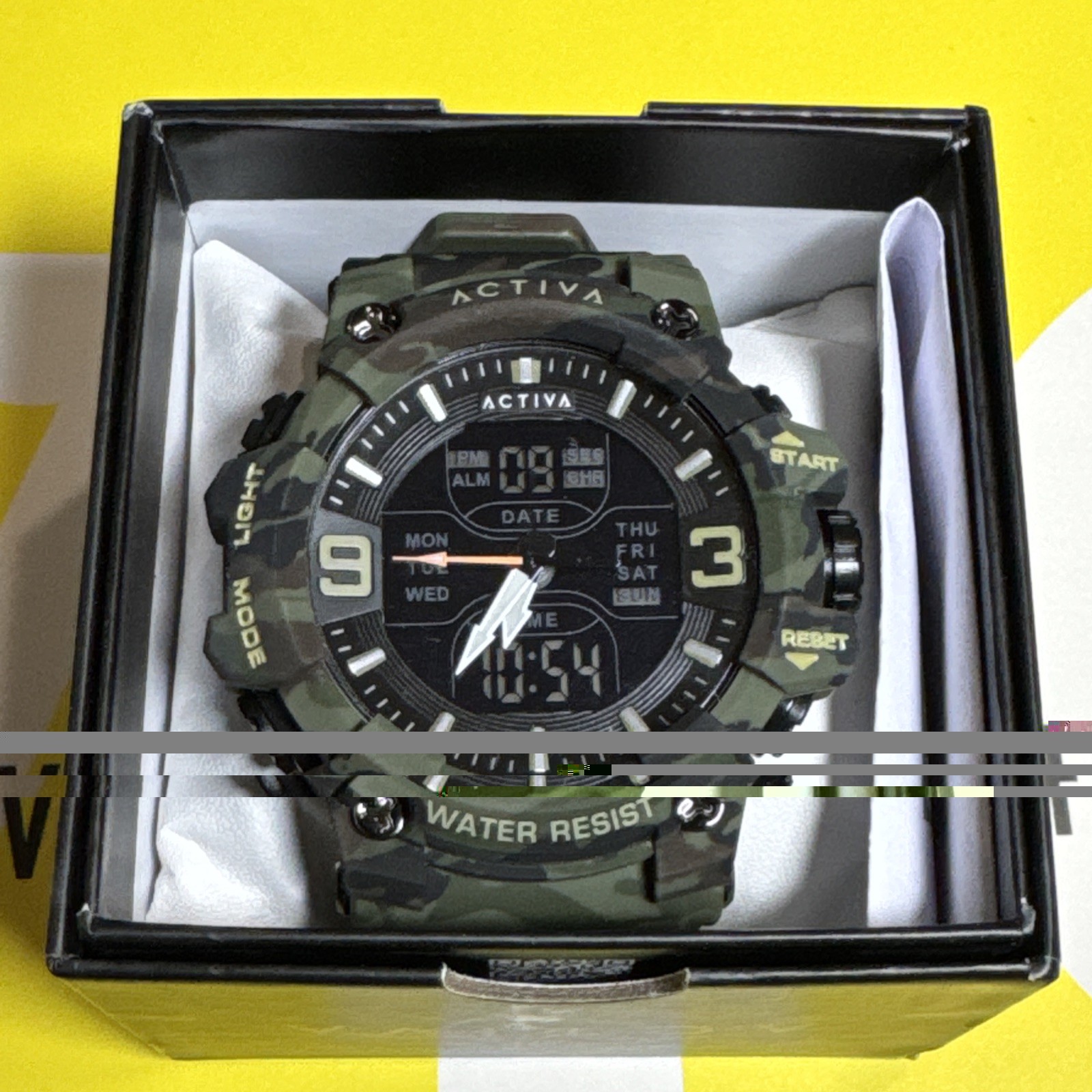 Activa X Invicta (ACW8049MC-001) Digital Watch, 53mm Camouflage/Green