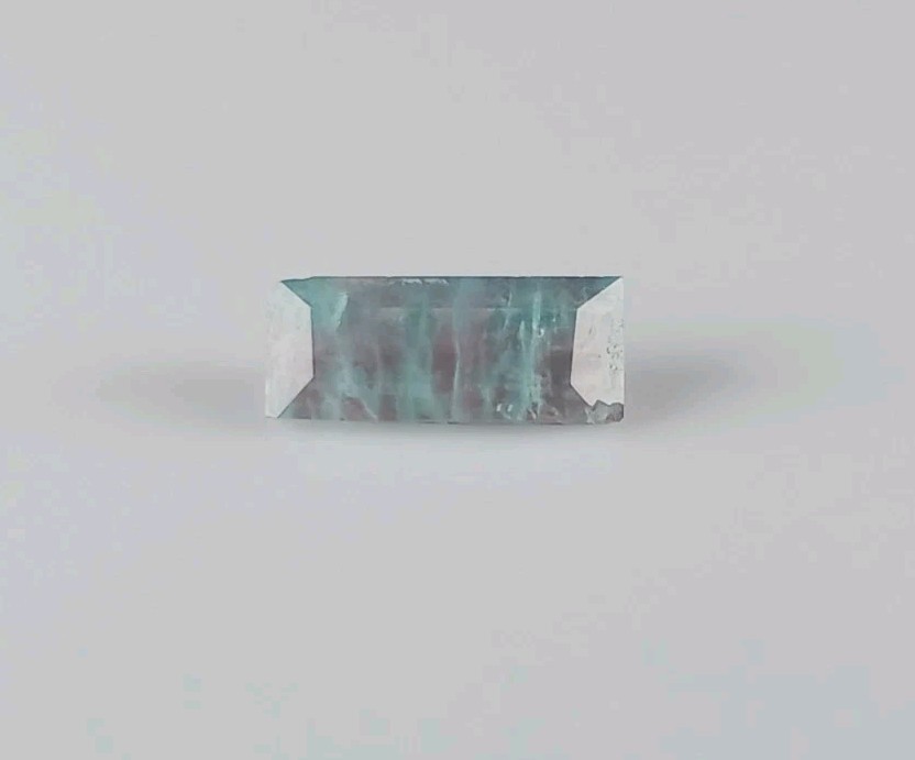 2.4ct Bicolor Neon Blue & Pink Catseye Paraiba Tourmaline Baguette – Mozambique