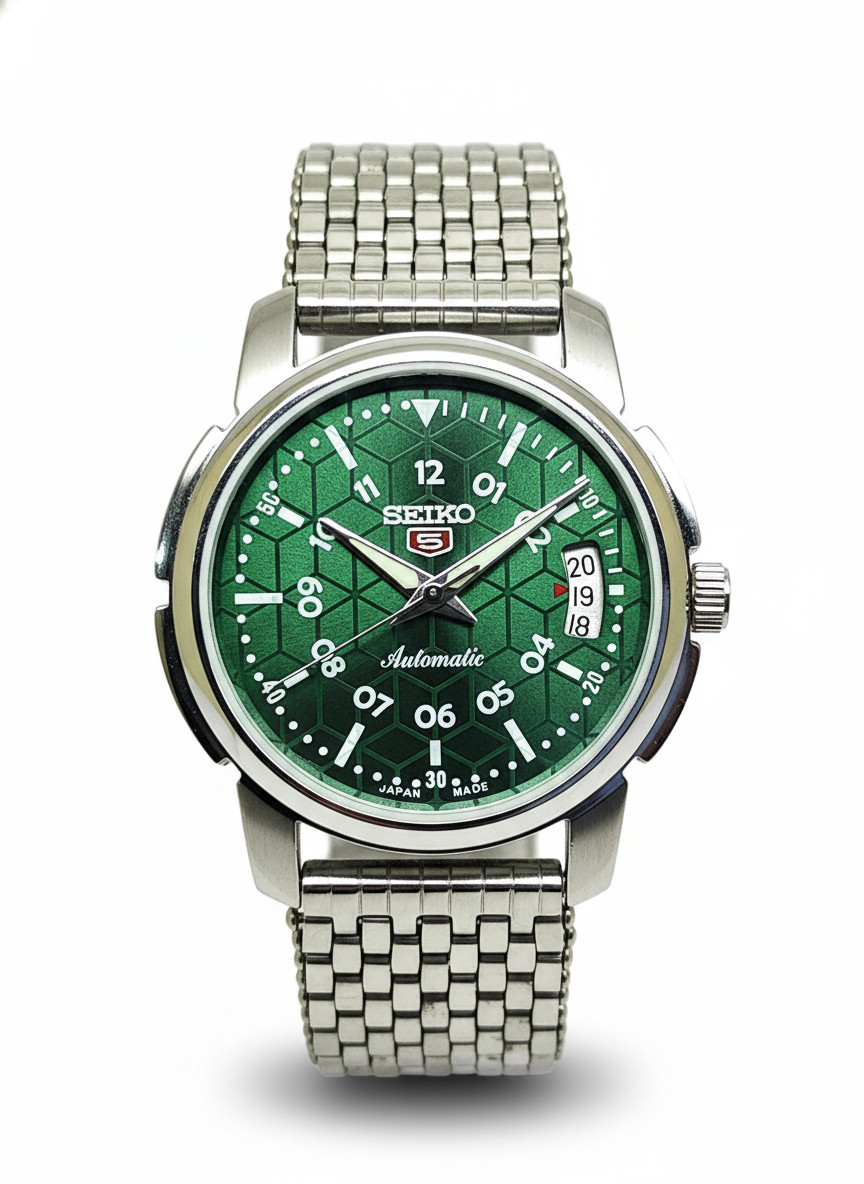 Refurbished Automatic Men’s Watch Day Date | Classic Vintage Style | Steel Strap