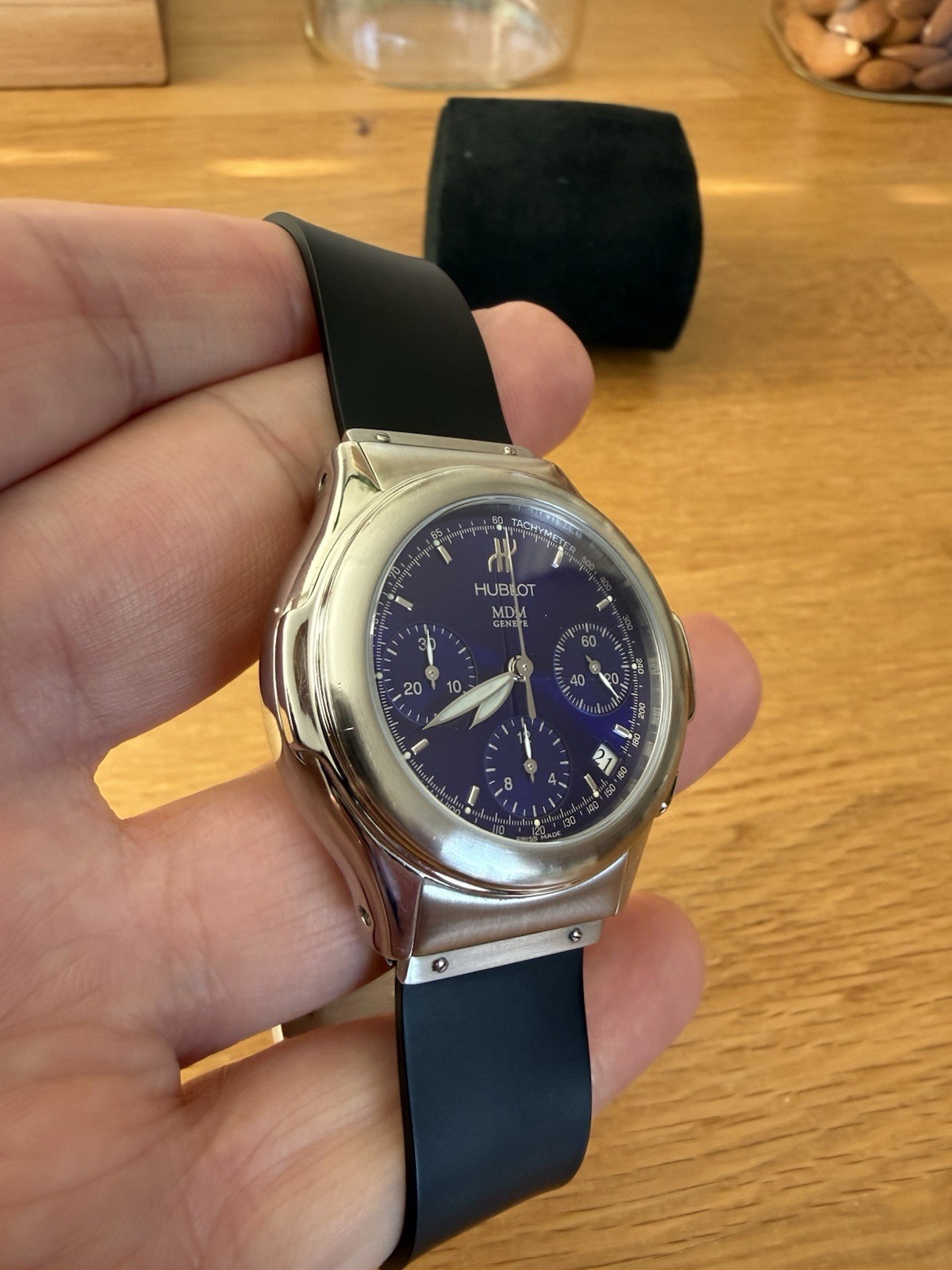 Hublot MDM Blue Men’s Watch – 1810.1 Automatic Chronograph With Date 40mm