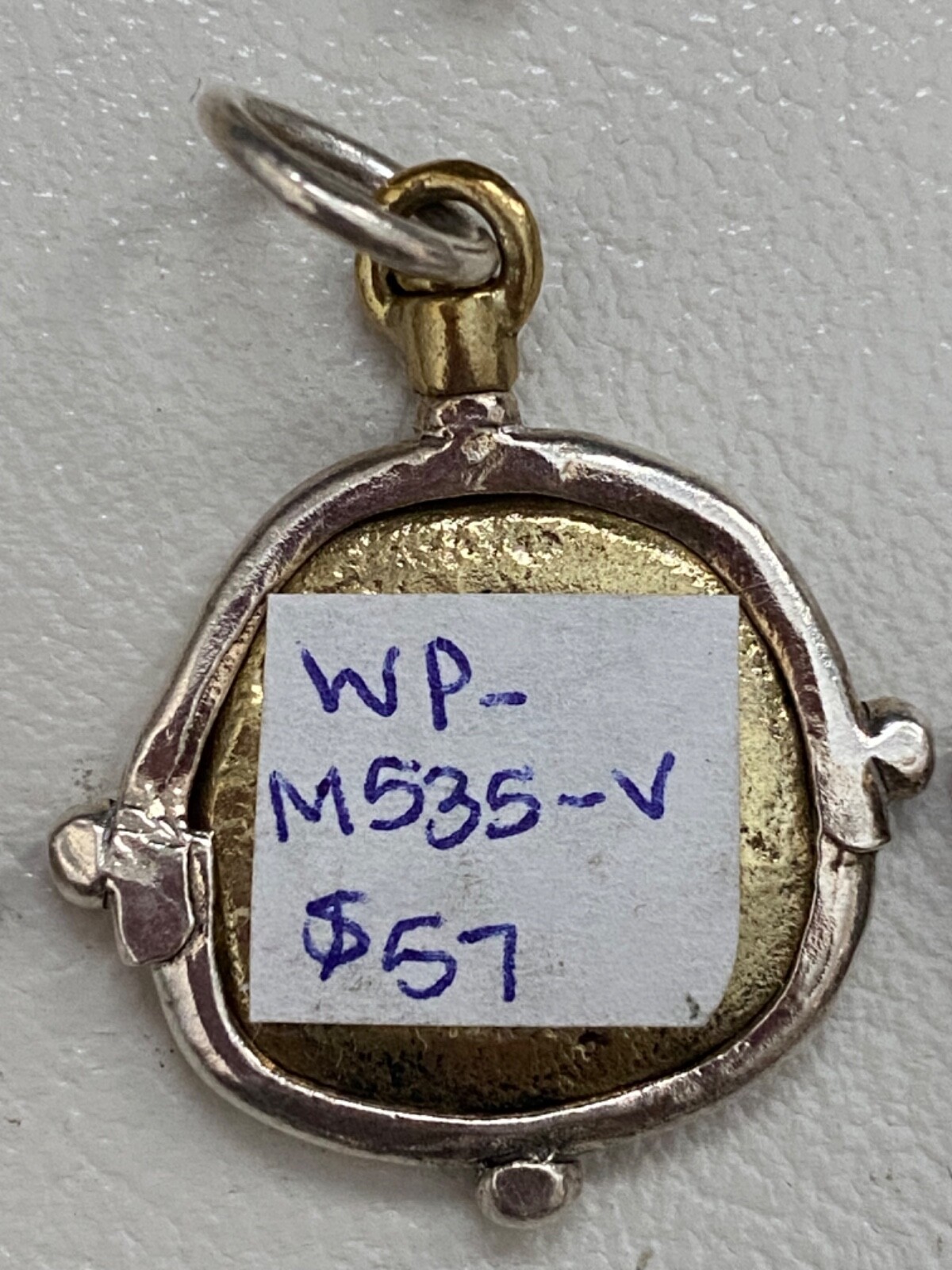Vintage Waxing Poetic Sterling Silver Charms Initial Seal Insignia Letters