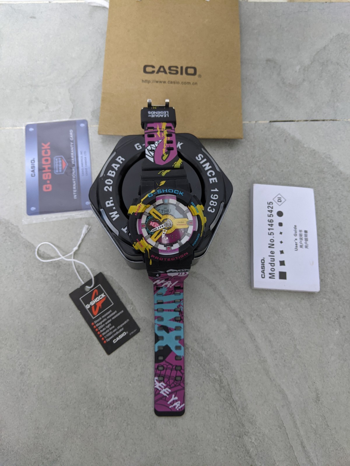 Casio G-SHOCK League of Legends GA-110LL Analogue/Digital 200m Resin