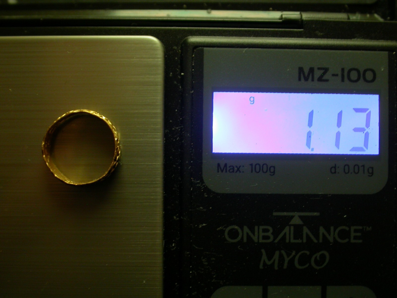 Gold posy ring 16th Century -Tiny 6 Months-1 year baby