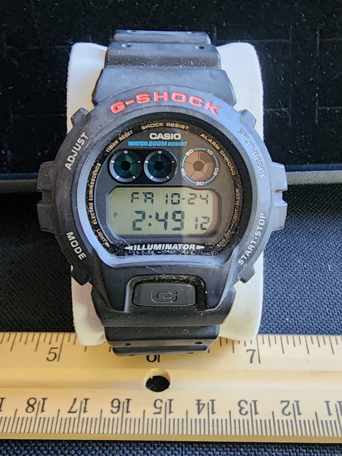 Casio G SHOCK Watch DW-6900 Works Keeps Time OG Band