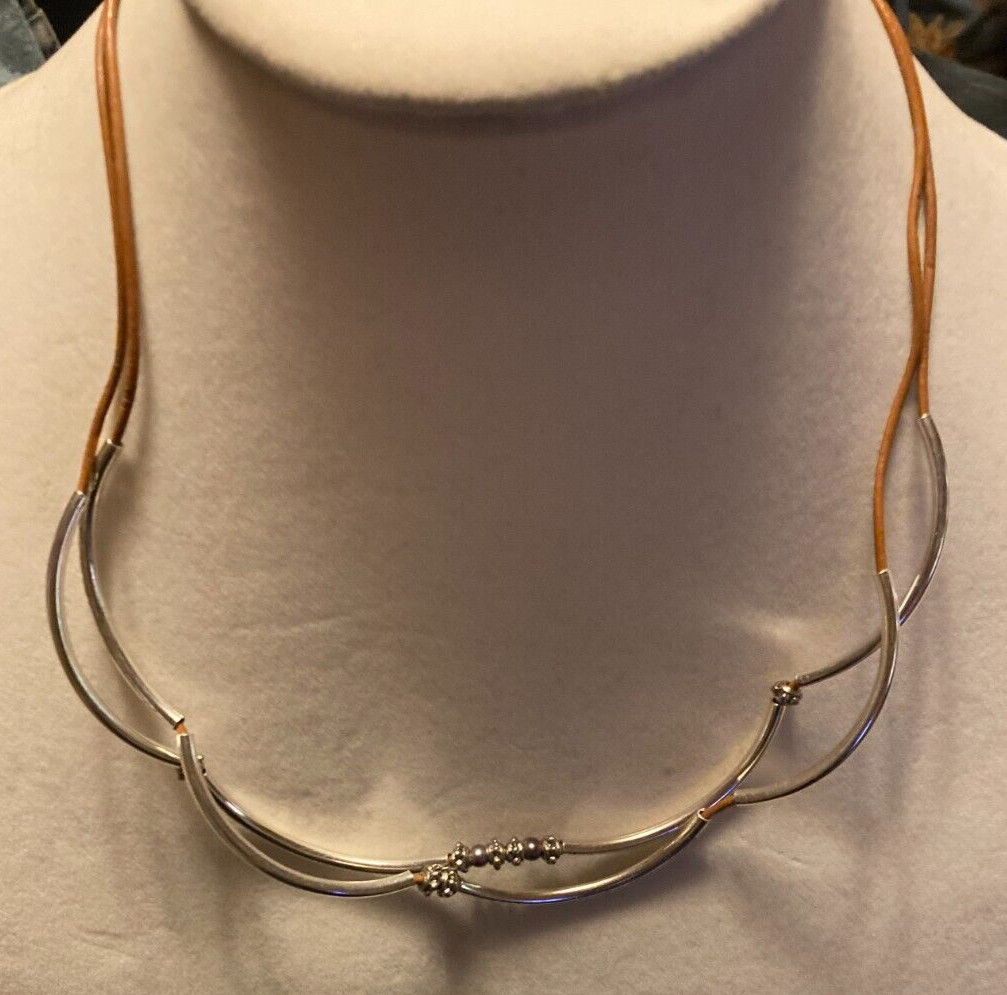 Signed Designer Lizzy James Bracelet Necklace Combo 20″ Made in USA Handcrafted