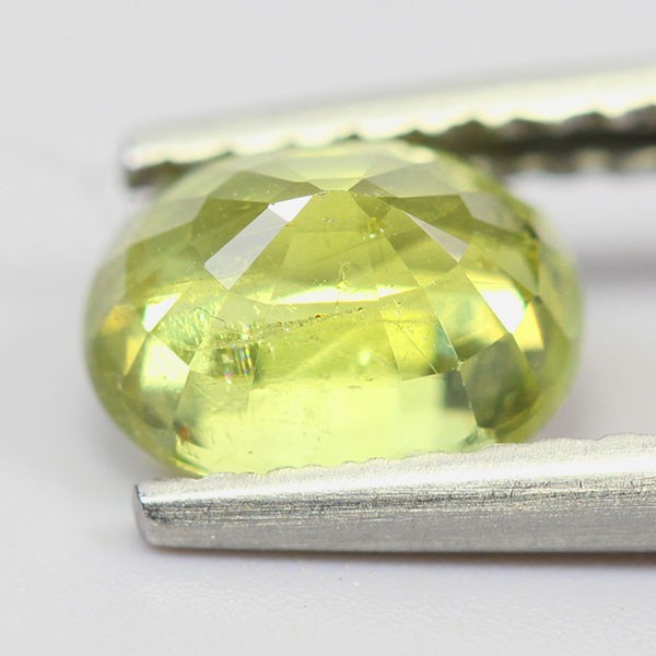 2.04Cts NATURAL UNTREATED YELLOW CHRYSOBERYL OVAL CUT LOOSE GEMSTONES M126