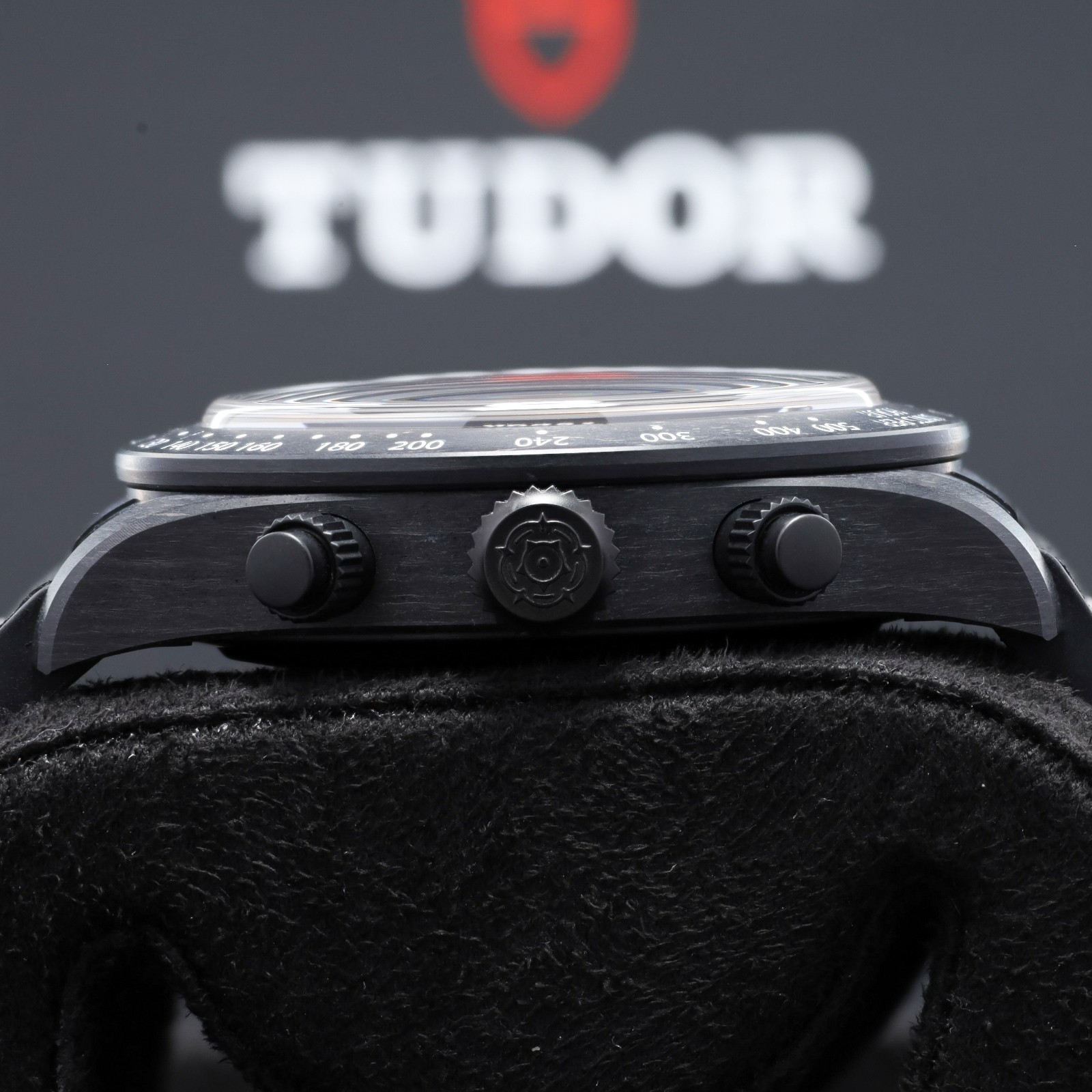 Tudor Black Bay Chrono 2026 42mm Carbon White Dial Hybrid Strap 79377KN