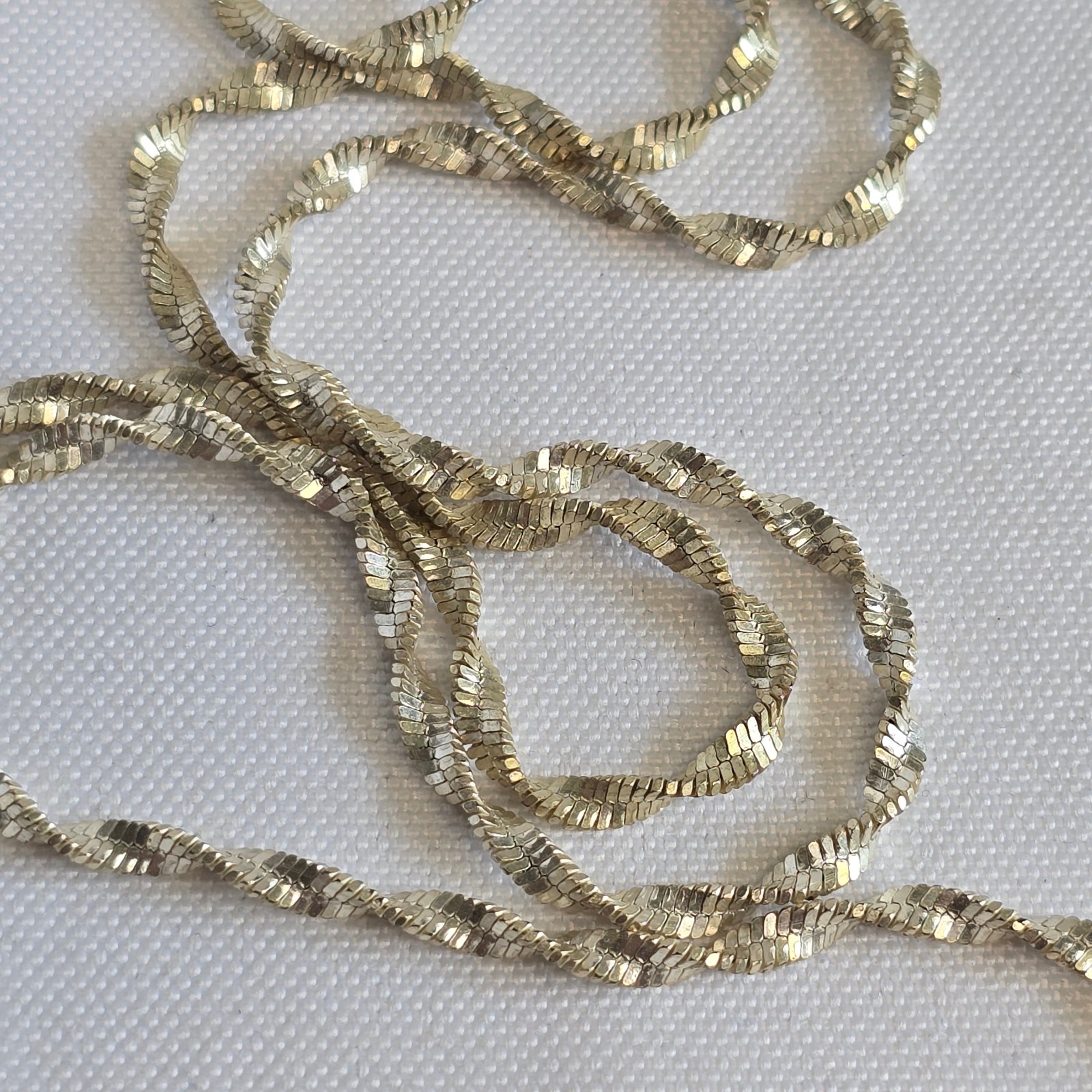 Sterling Silver Necklace 10.47g Fine Jewelry 23.5″ Singapore Chain Lobster Clasp