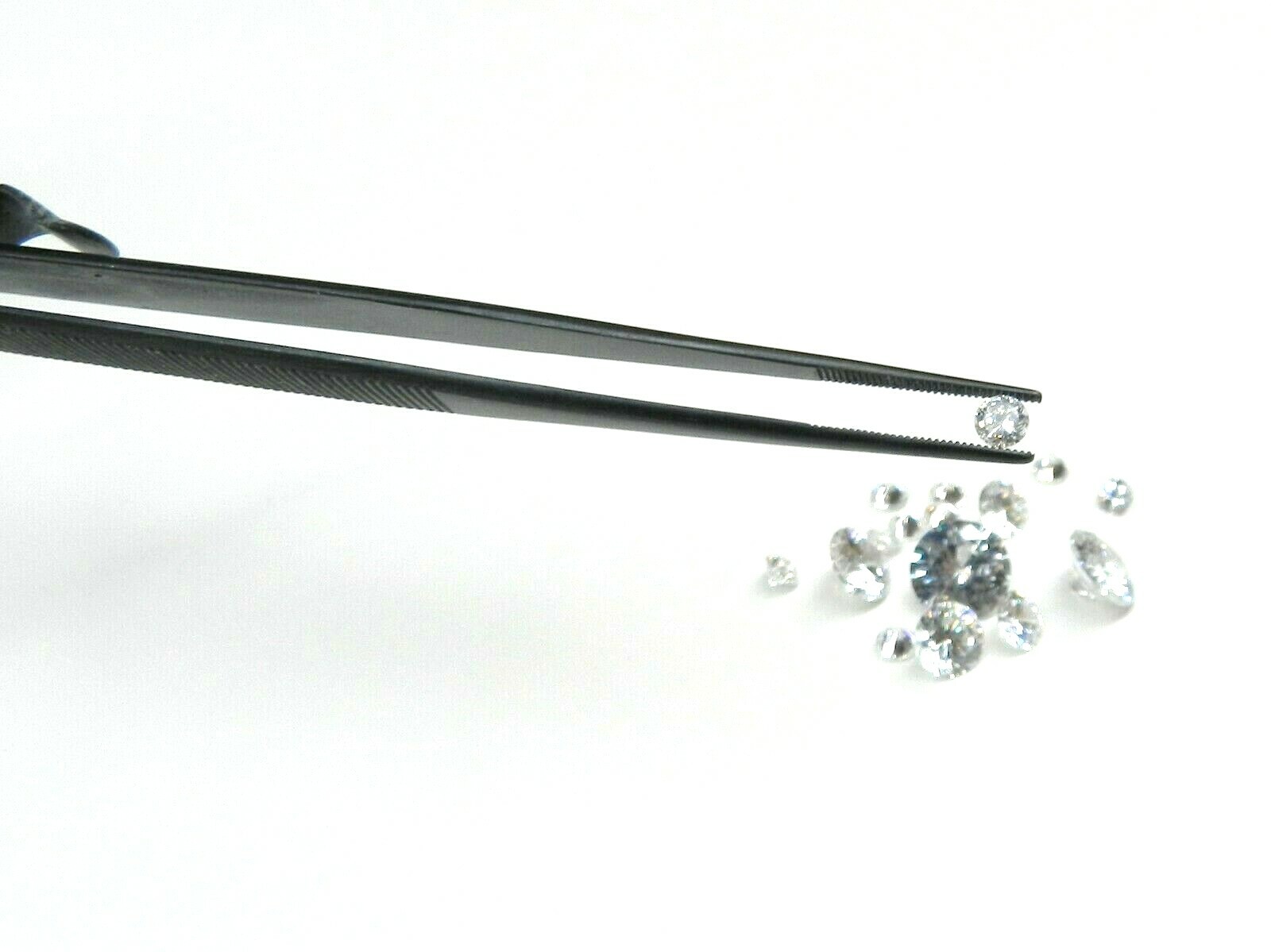 Diamond Tweezer Gem & Stone Tweezers Locking Tweezers Medium Tip with Slide Lock