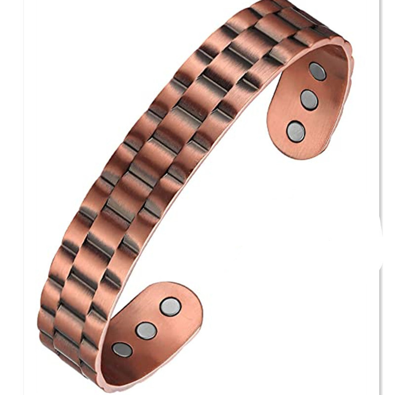 Hand Forged Copper Alloy Bracelet Solid Copper Arthritis Relief Bracelet
