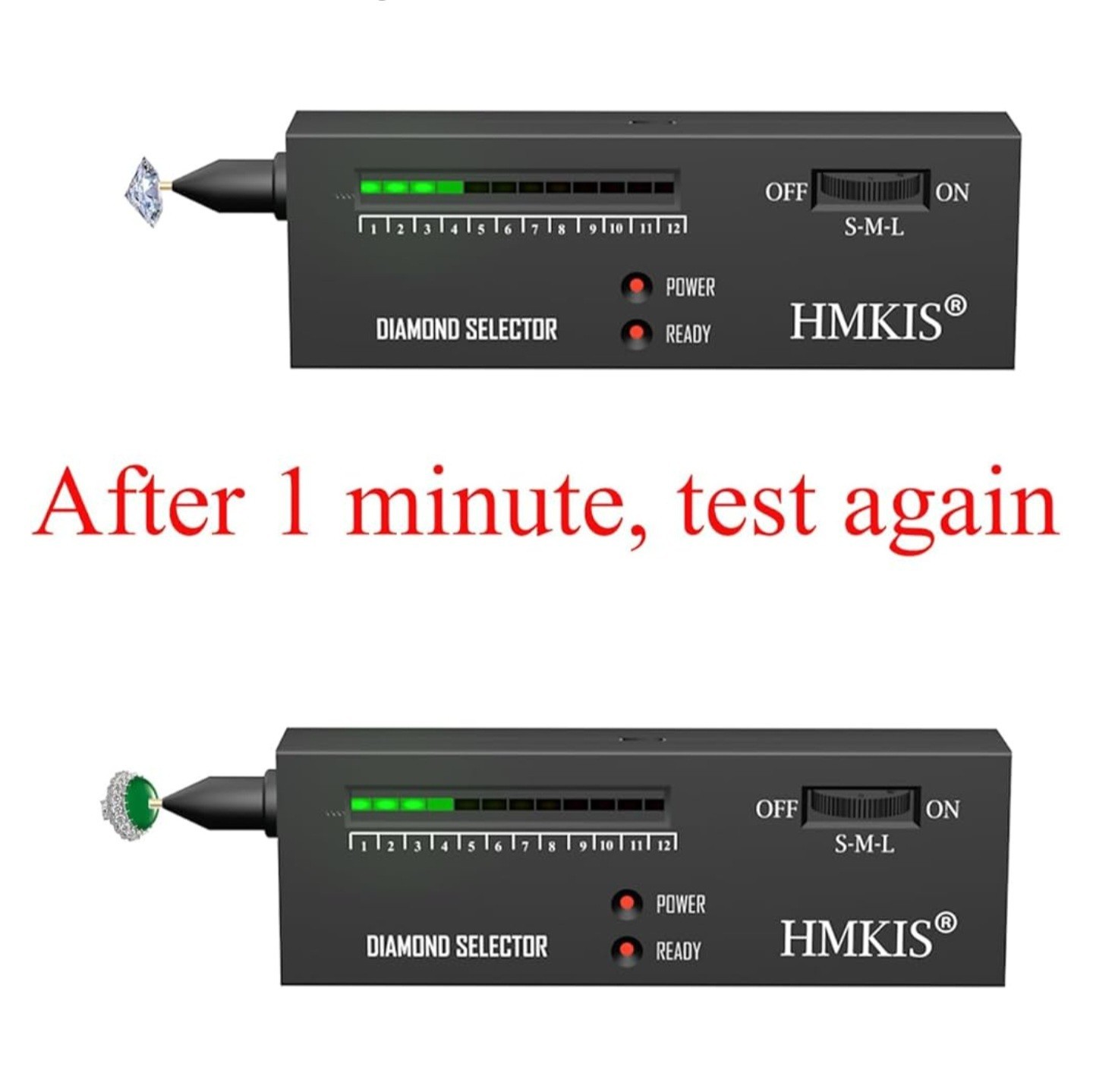 Diamond Tester Professional, High Accuracy Jewelry Diamond Tester Pen,