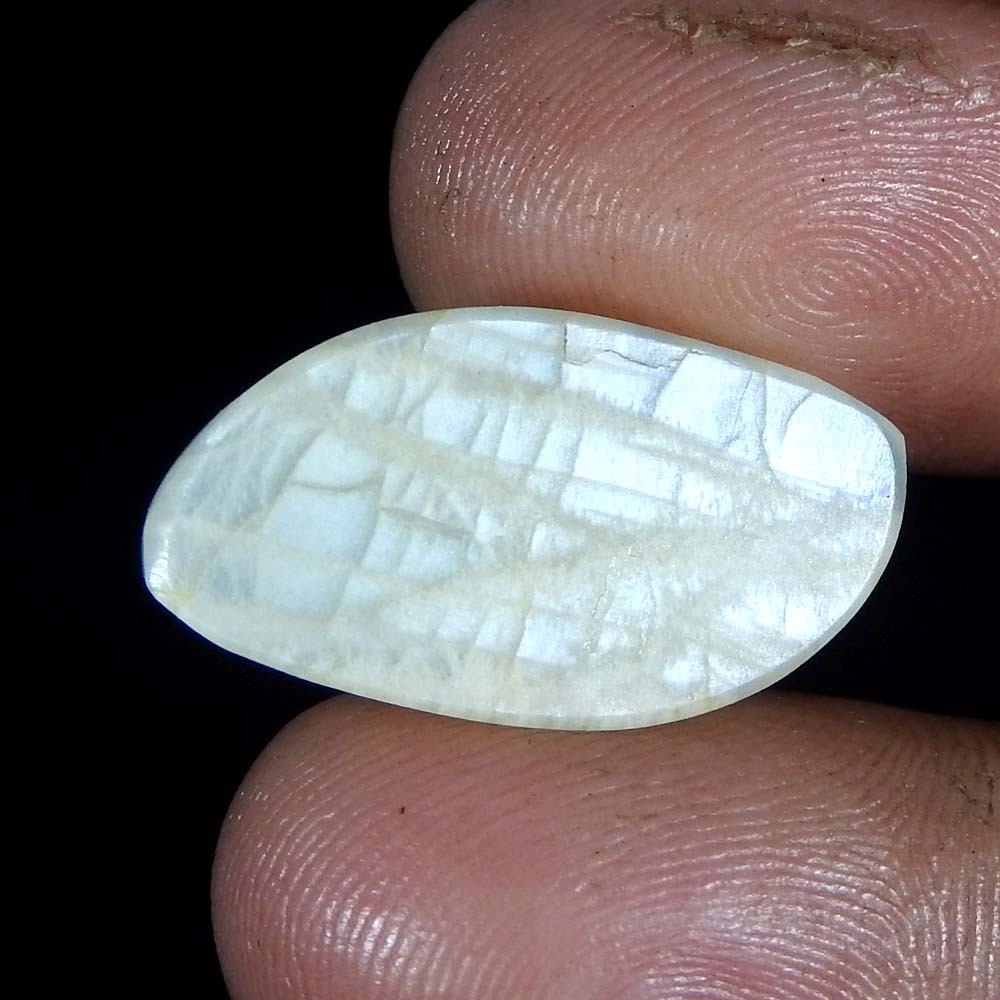 11.45Cts100%Natural Quality Silky Monnstone Fancy Cabochon Loose Gemstone