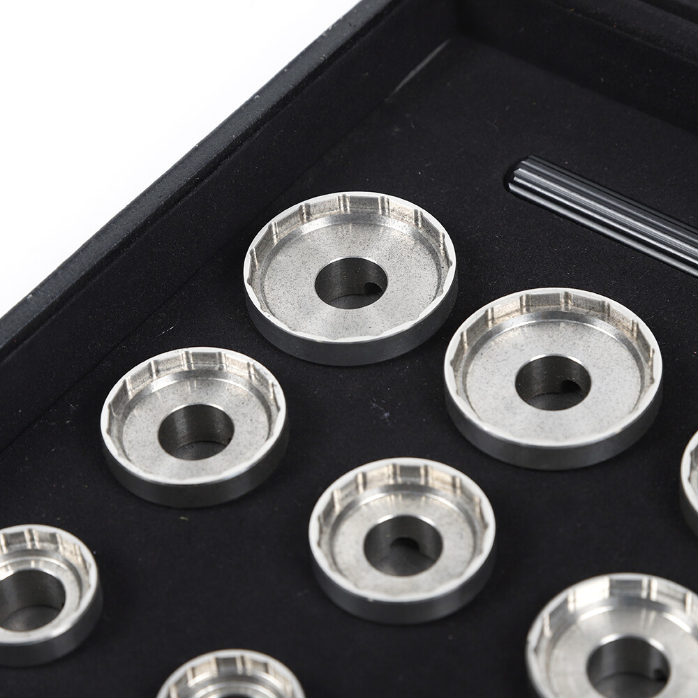 15 Dies Watch Back Case Opener Die Fit Breitling Removal Tool Opener Kit USA