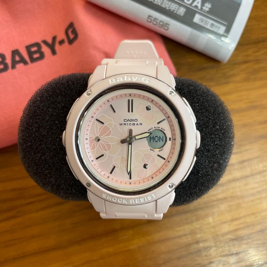 Casio Baby-G 5595 Pink, tried on only, in excellent condition, fully functional.