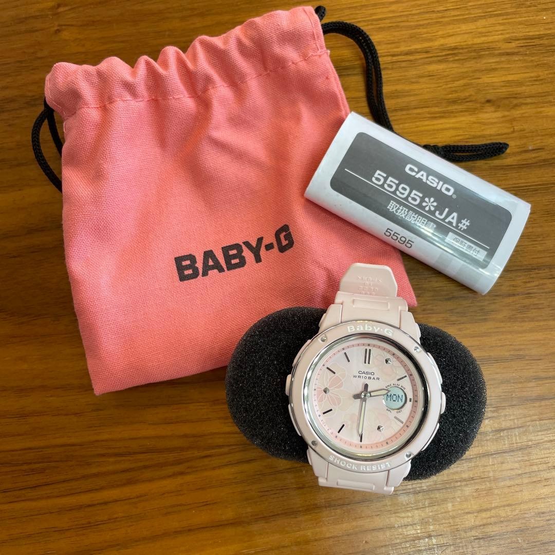 Casio Baby-G 5595 Pink, tried on only, in excellent condition, fully functional.