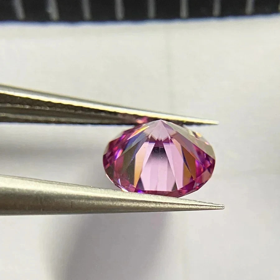 Colorful 0.1ct-5ct Full Size Loose Moissanite Stone VVS1 Gemstones GRA Wholesale