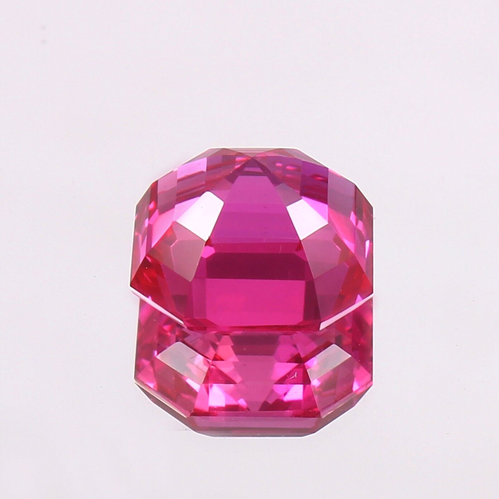 11 MM Natural Flawless Ceylon Pink Sapphire 9.05 CT Asscher Cut Loose Gemstone