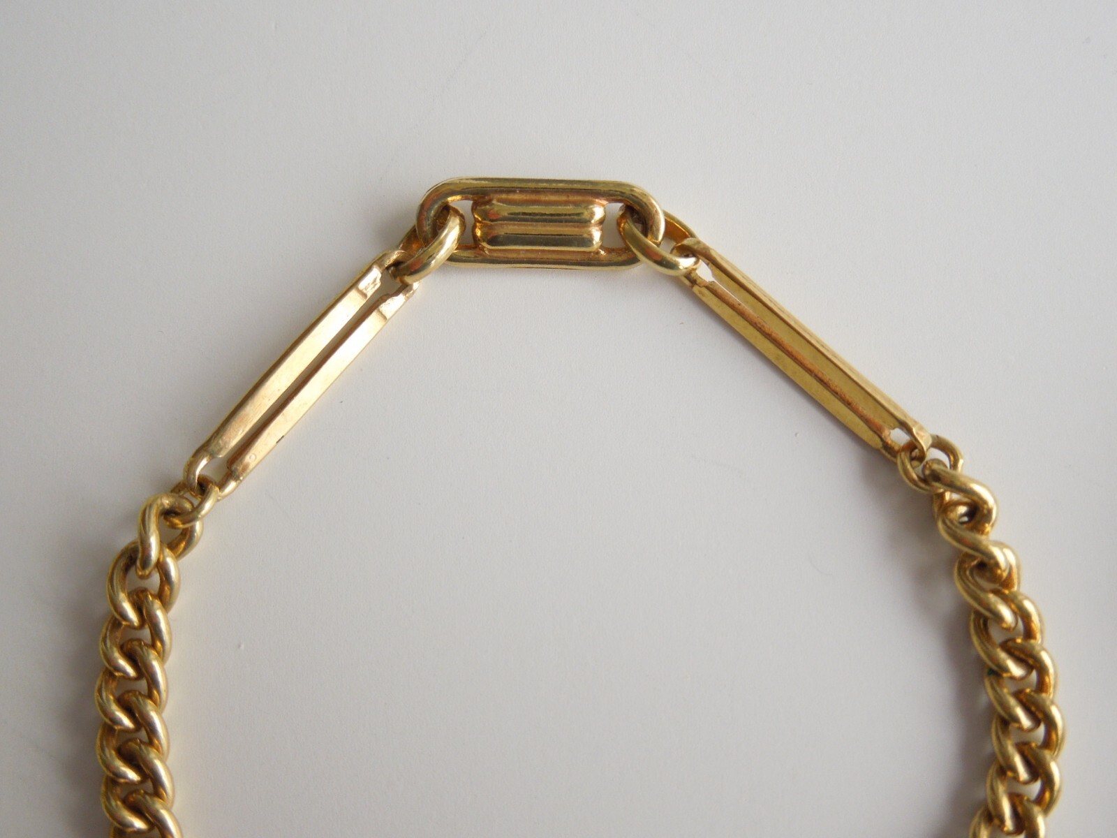 Watch Chain Gold Tone Gold Plated AD CAH 12.0 G/25.5 Cm
