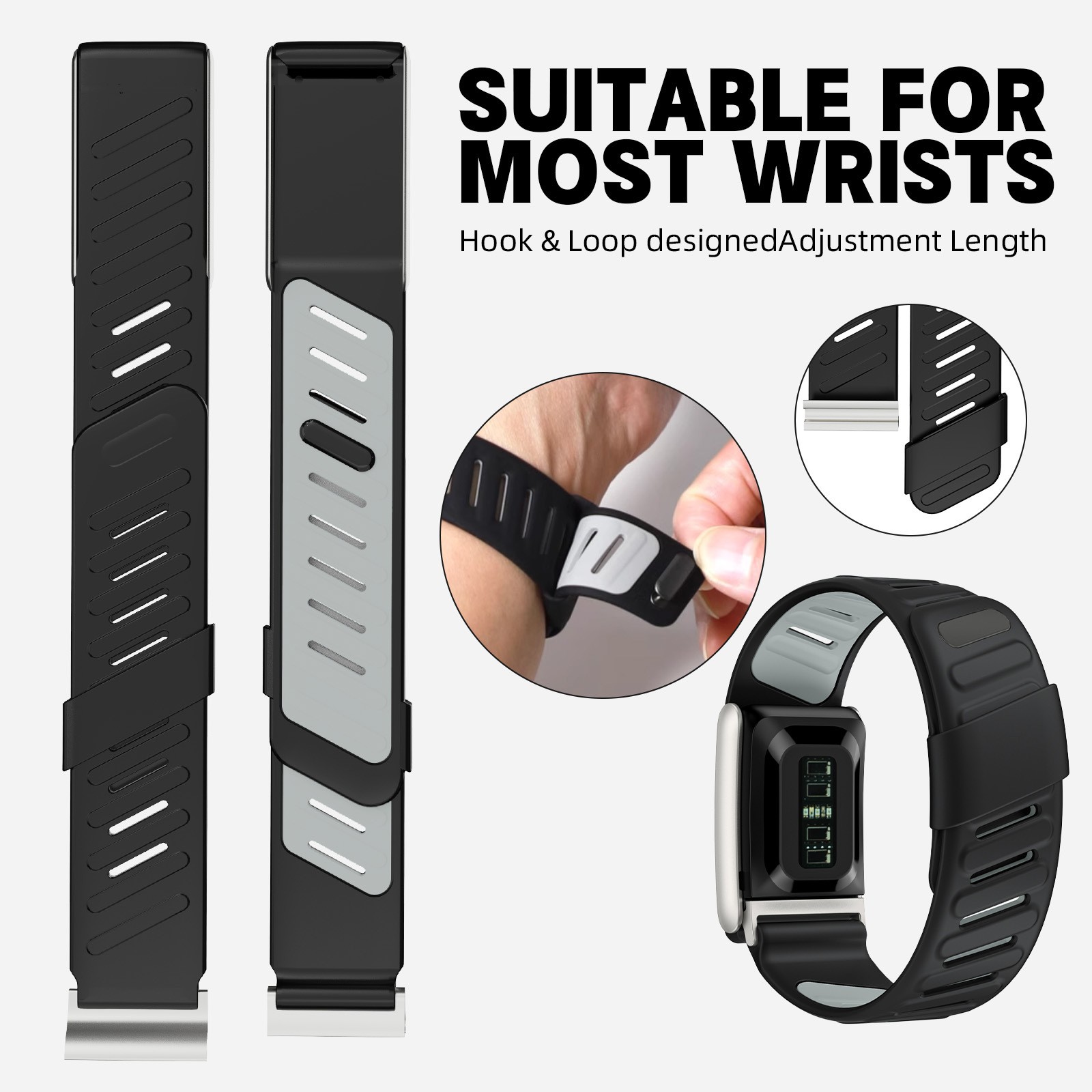 Soft Silicone Sports Adjustable Bracelet Band For Whoop 4.0/5.0/ONE/PEAK/LIFE/MG