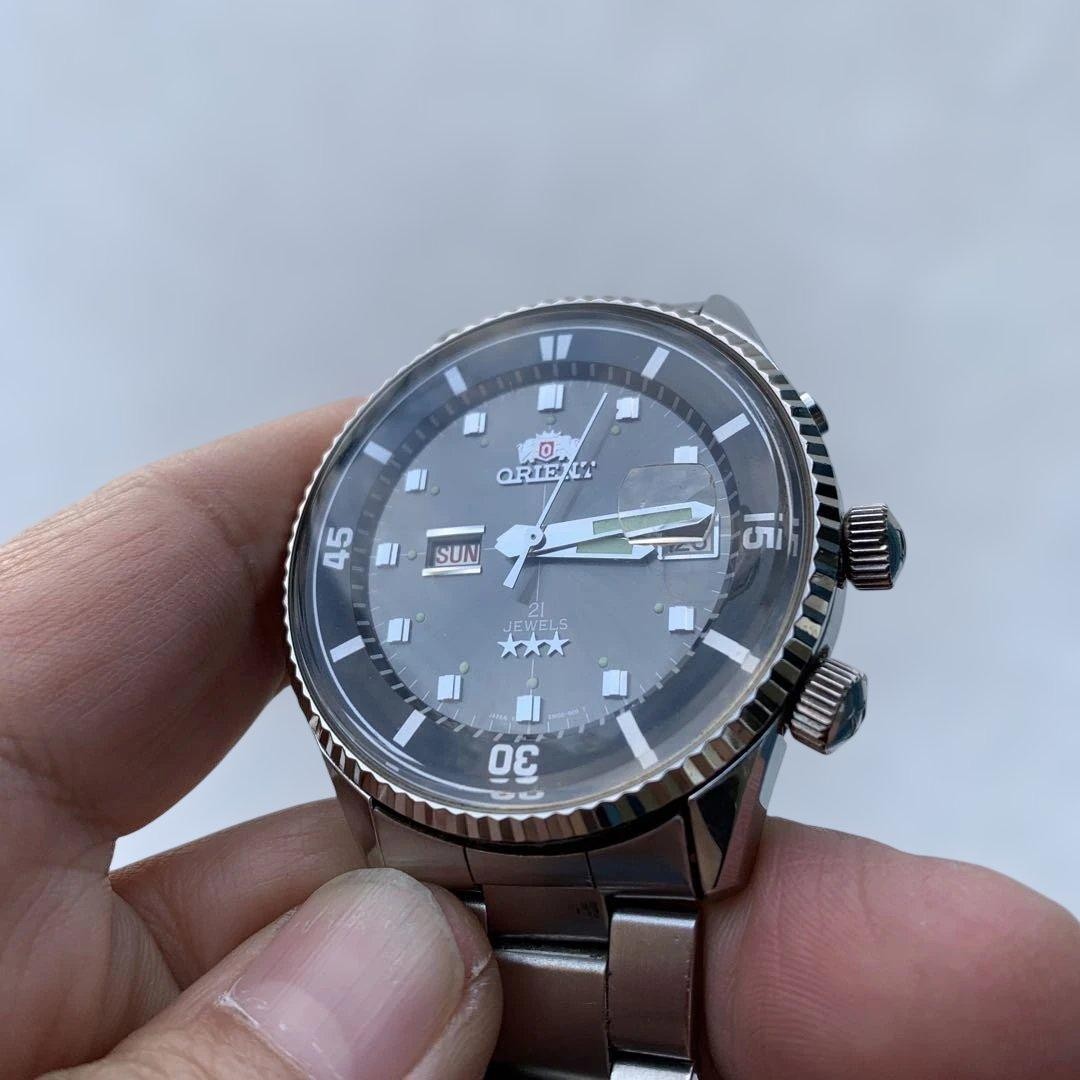 Orient King Master Automatic Wrist 18.5cm 7.3in 1990s Revival Retro