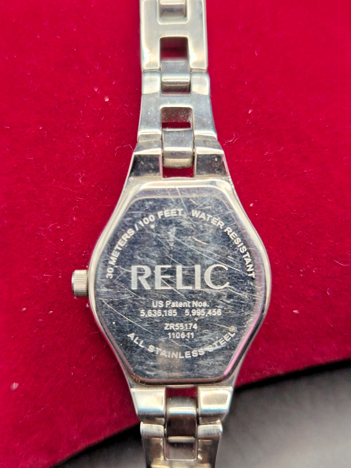 RELIC Women’s Silver Tone Animated Dial Watch-VGC & Working
