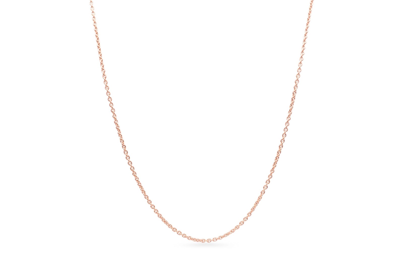 PANDORA Sterling Silver Chain with 14k Rose Gold Plating 45 cm/17.7 in 580413-45
