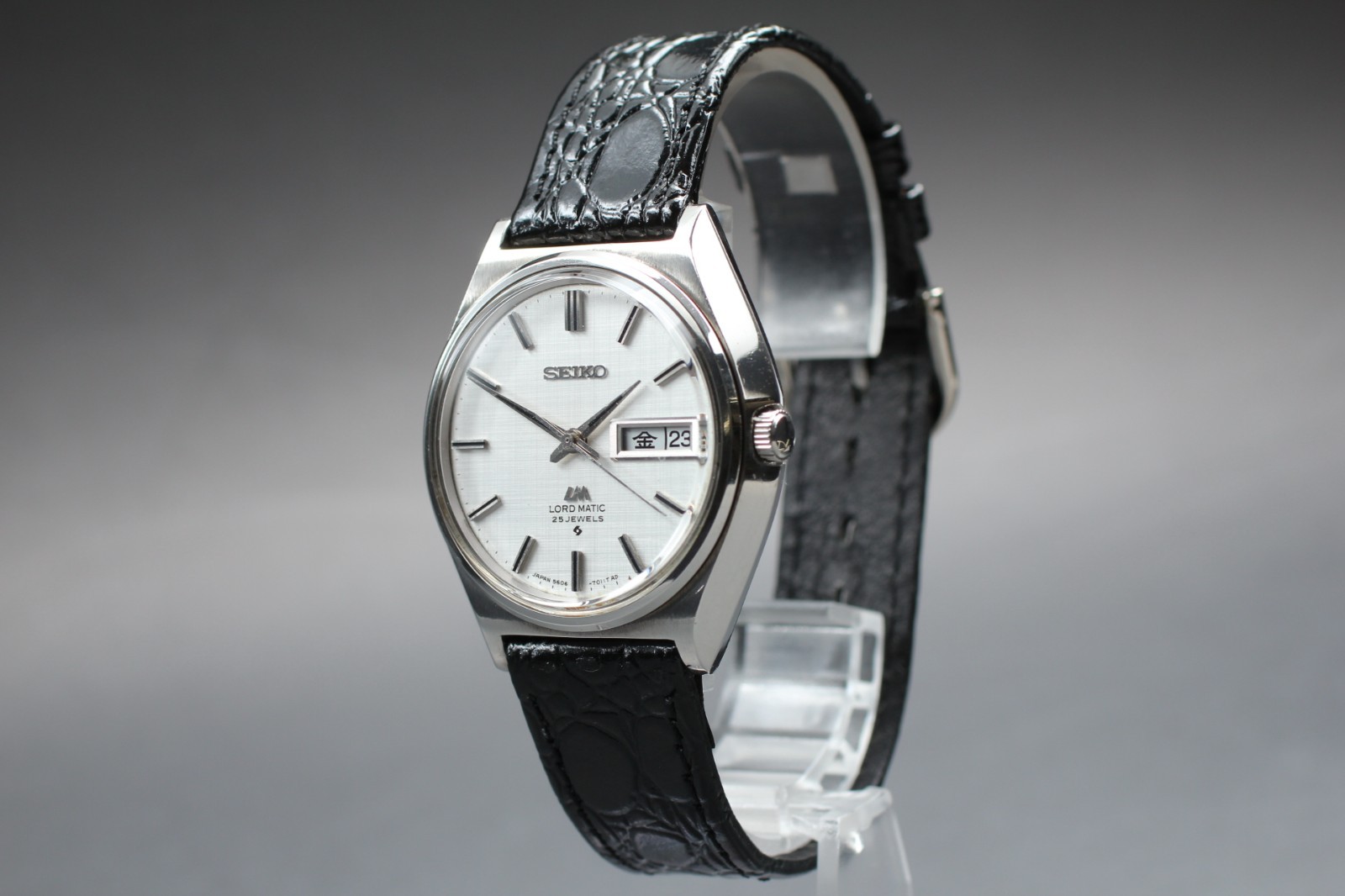 SEIKO LORD MATIC 5606-7010 KSNJI ENG Automatic Vintage Mens Watch NEAR MINT