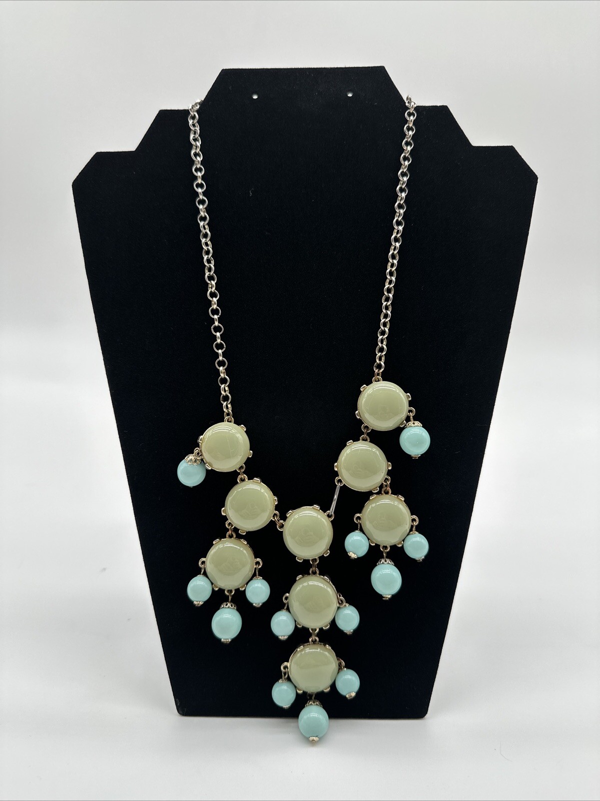 Hawaii Sea Glass Boho Stack Hippie North Shore Turquoise Necklace-13In…34