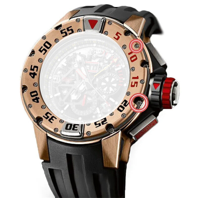 8 Branch Bezel RM Screw for Richard Mille RM025 RM028 RM032 Watch Case