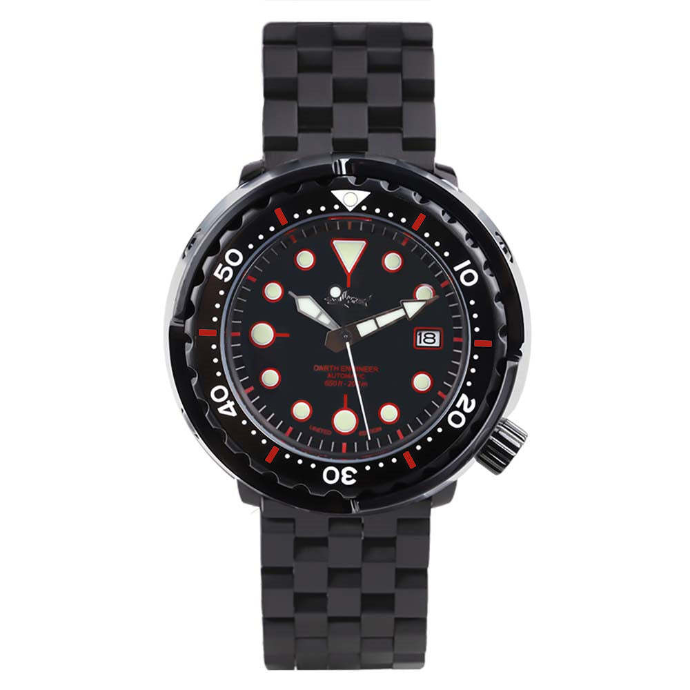 Heimdallr Sharkey Tuna PVD Darth Engineer 200M Diver NH35A Automatic Watch 47mm