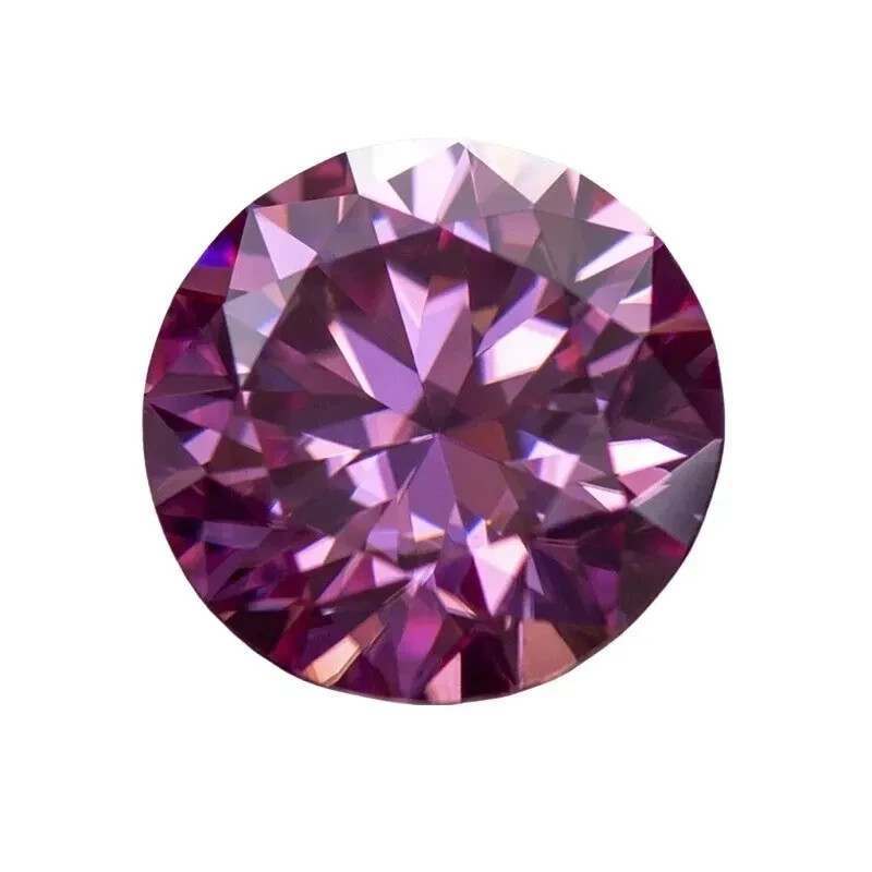 3 CT Natural Pink Diamond Round Cut VVS1 D Grade IJGL Certified 1 Free Gift