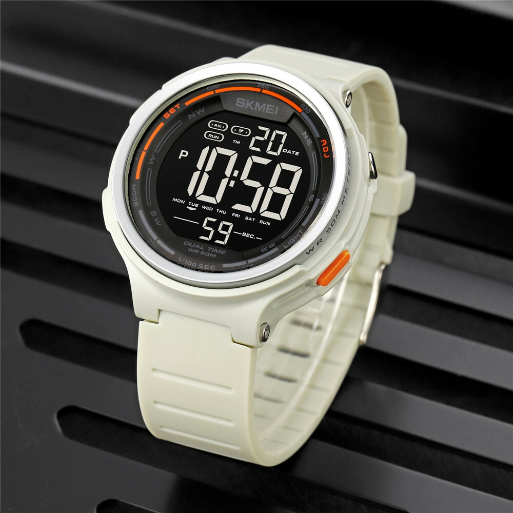 SKMEI Men Sport Watches Countdown Electronic Watch Military Digital Wristwatch