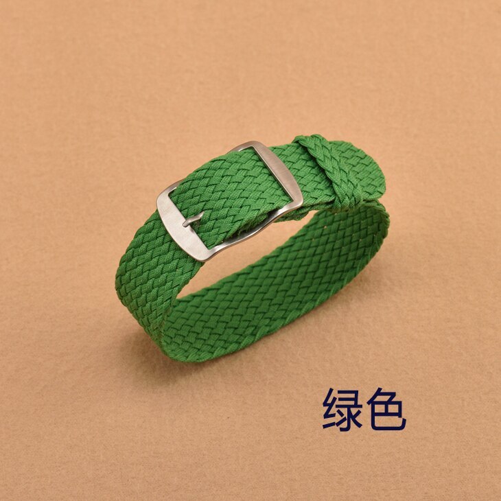 Long Strap PL Nylon Watch Band Bracelet 14mm 16 18mm 20mm 22mm Weave Wrist Strap