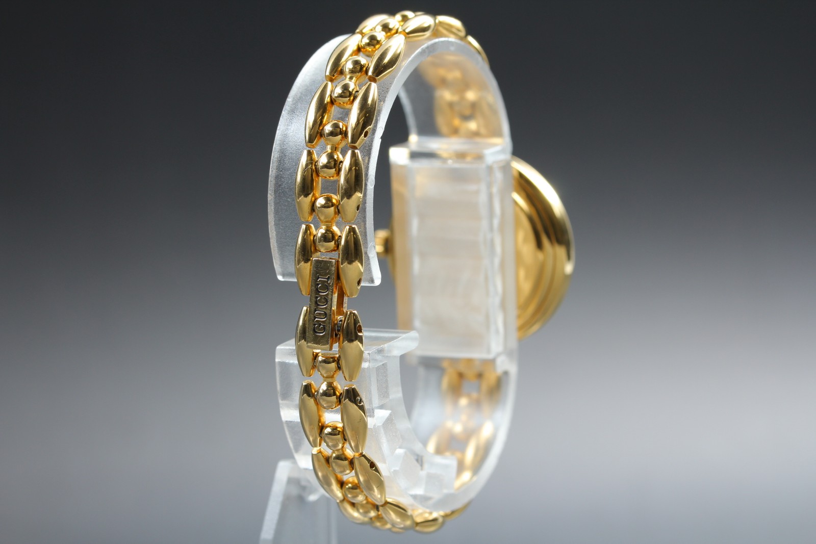 GUCCI Change Bezel 1100L 6 Colors 26mm Gold Quartz Women’s Watch w/Box Paper