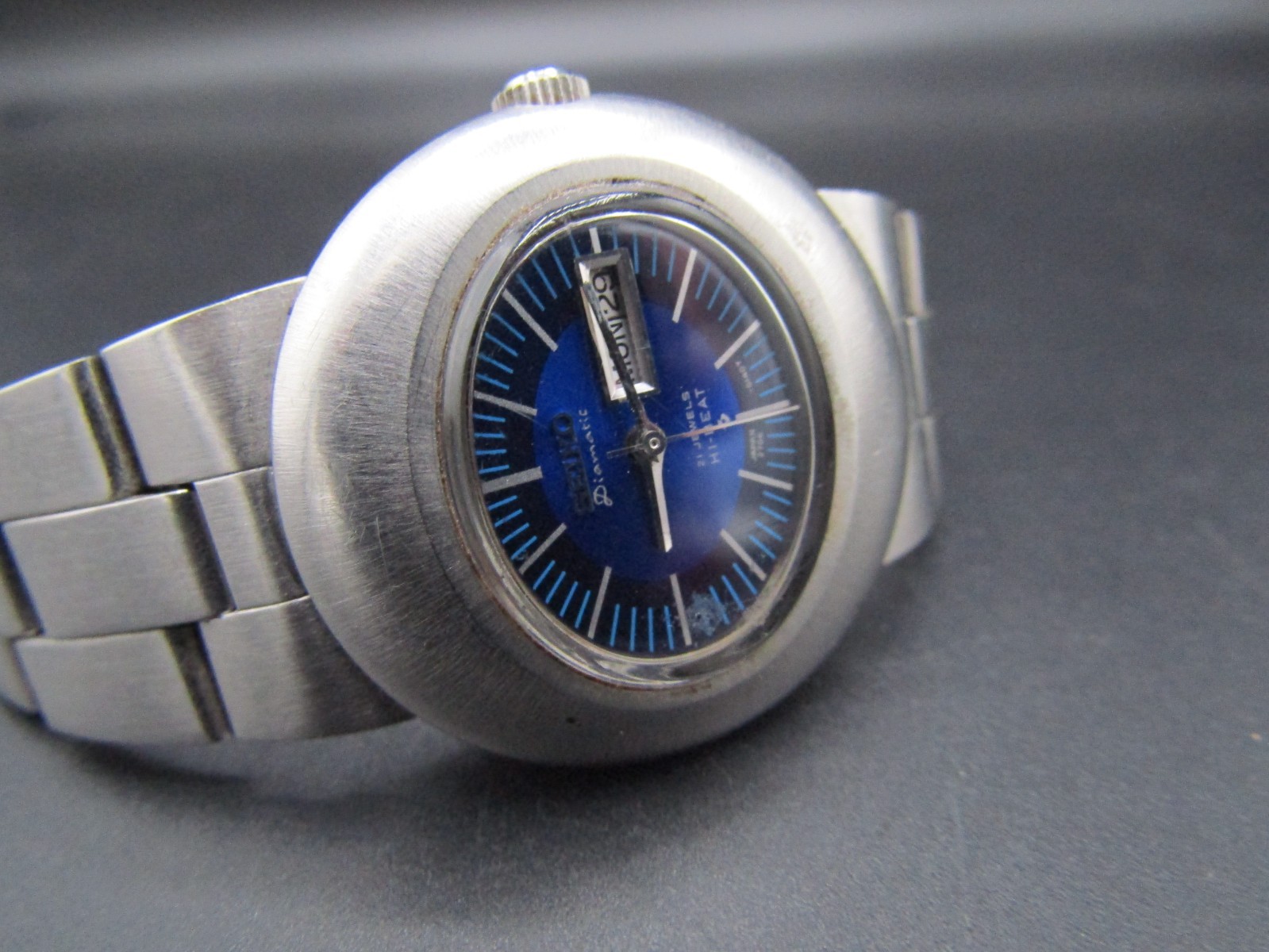 Vintage Rare Seiko Diamatic Hi-Beat Eyeball 2706-7020 Automatic 21 Jewel Watch