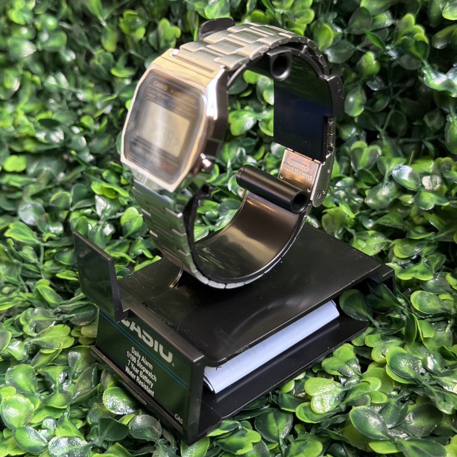 CASIO A158W-1CR Unisex Classic Silver Digital A158 Sport Watch WR 30M NEW