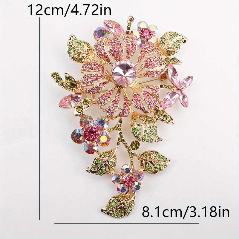 Vintage Statement Openwork Air Flower Rose Brooch AccessoriesJewelry Gift